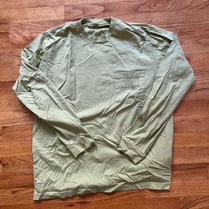 Light green southern pointer company long sleeve pocket tee size medium